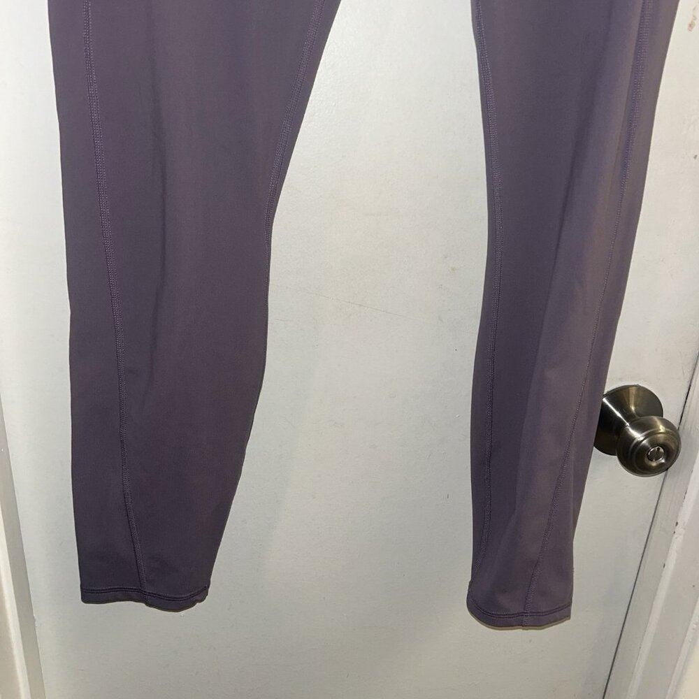 Fabletics Purple Powerluxe Hi-Waisted Athletic Sporty Workout Leggings Size XL - Picture 4 of 8